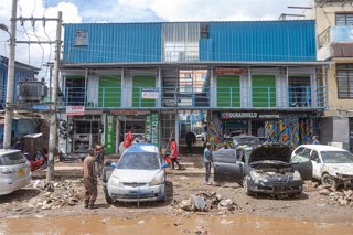 Archivo - Imagen de archivo de inundaciones en Kenia 