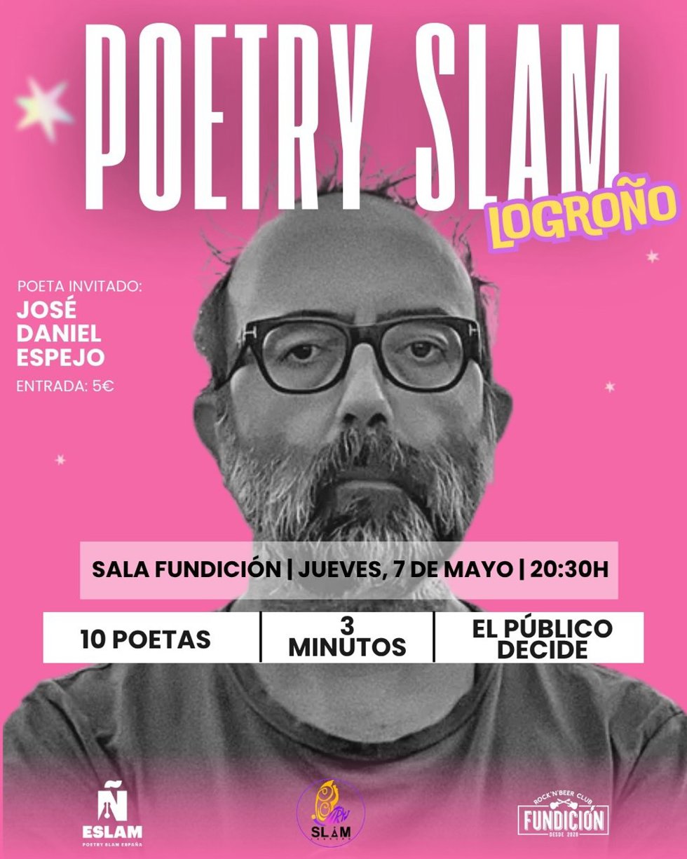 Poetry Slam Logroño encara su recta final: la penúltima batalla por llegar al Nacional se libra el 7 de mayo