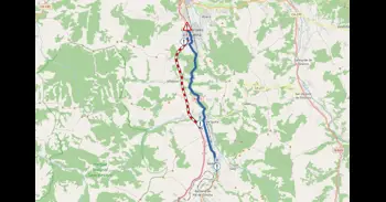 Cortada la A-67 a la altura de Los Corrales de Buelna a causa de la granizada