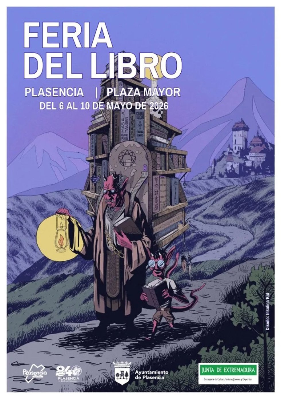 Cartel de la Feria del Libro de Plasencia 2026