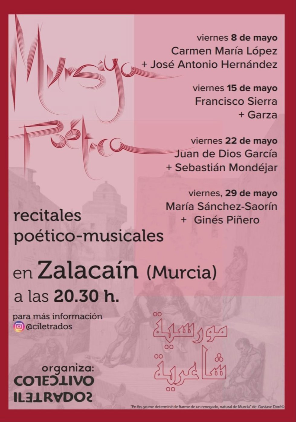 Cartel del ciclo Mursiya Poética
