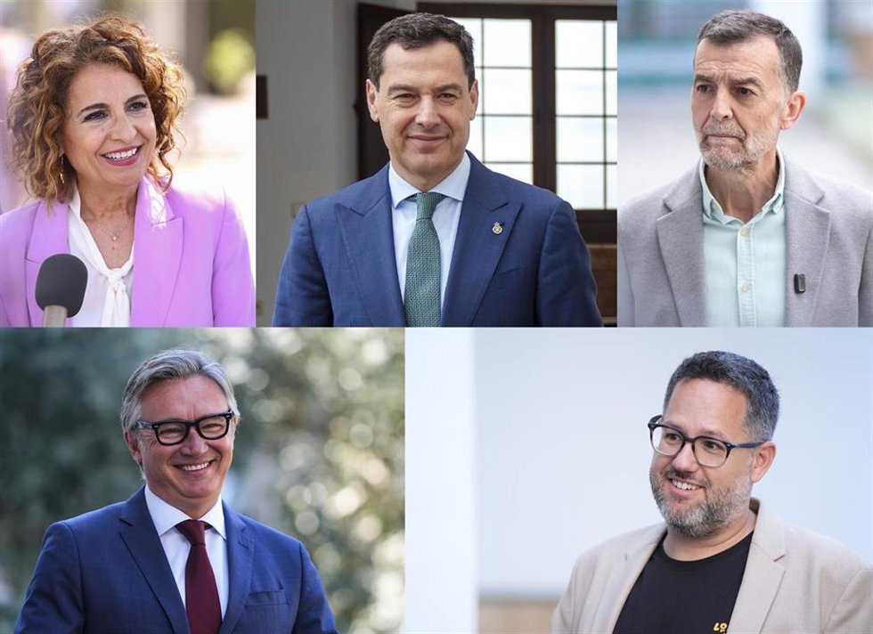 17M.-Moreno y Maíllo abren este jueves campaña en Sevilla, Montero en Granada, Gavira en Cádiz y García en Málaga