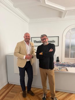 El presidente y fundador de Thinking Heads, Daniel Romero-Abreu, junto al nuevo socio Sergi Corbeto.