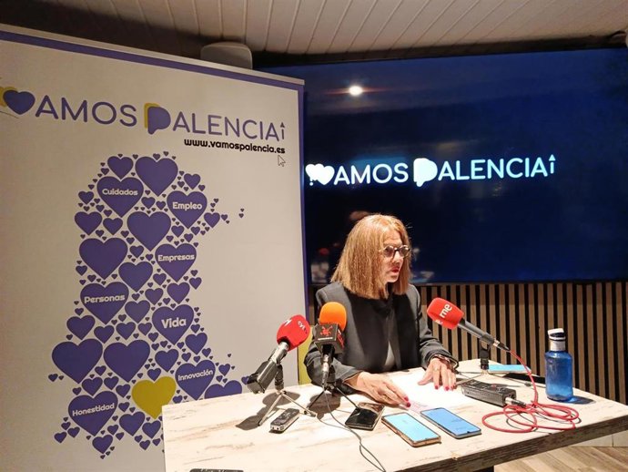 Maribel Contreras durante su intervención
