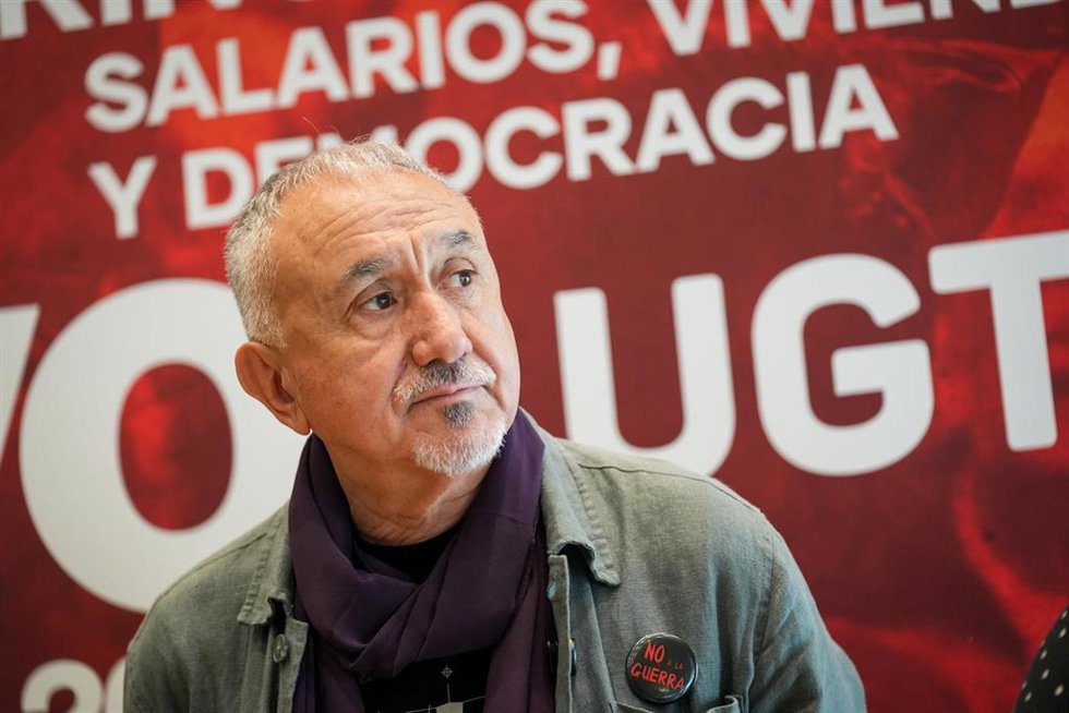 El secretario general de la UGT, Pepe Álvarez