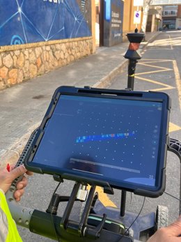 Prospección con georadar en la zona en la que se cree que hay una fosa franquista en Reus (Tarragona)