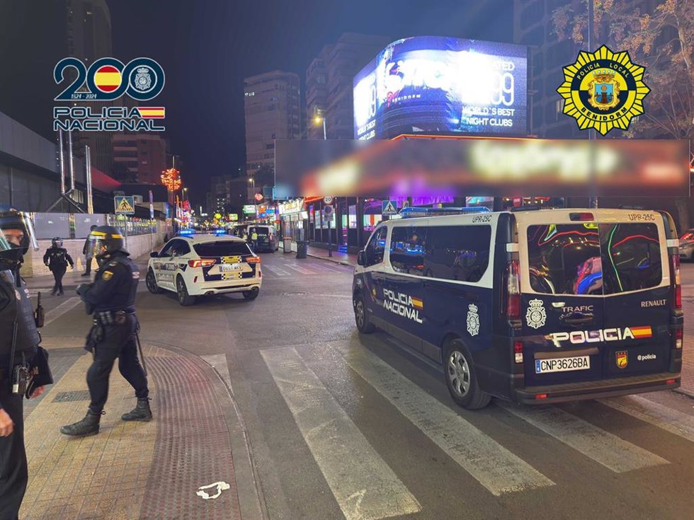 Imagen del operativo desplegado