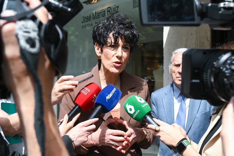 La ministra de Inclusión, Seguridad Social y Migraciones, Elma Saiz, en una imagen de archivo