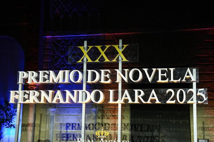 Archivo - Imagen de archivo de la gala de Premio de Novela Fernando Lara 2025.