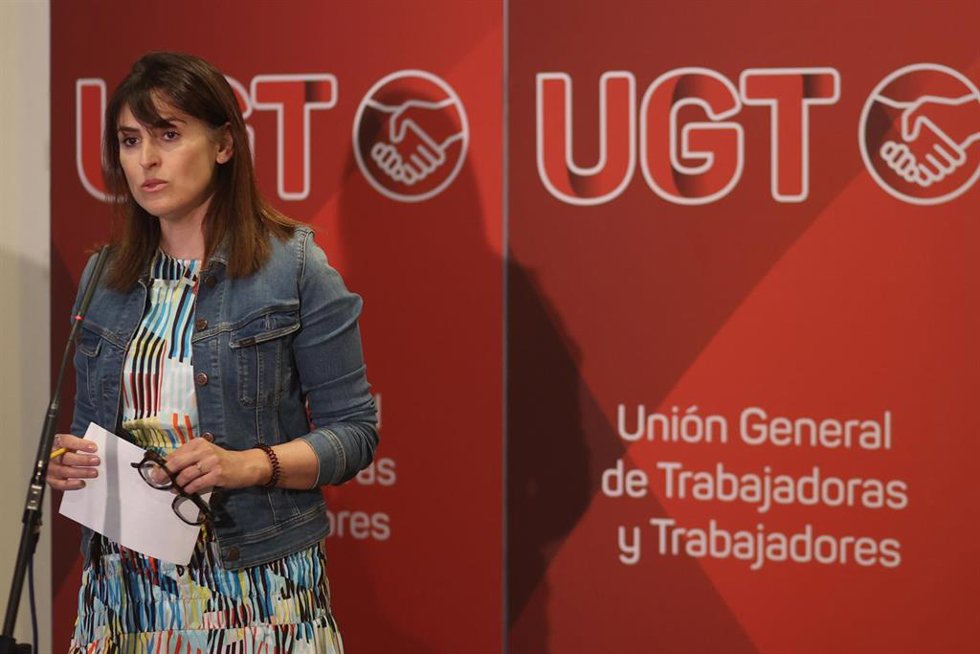 Archivo - La secretaria ejecutiva de UGT Cristina Estévez