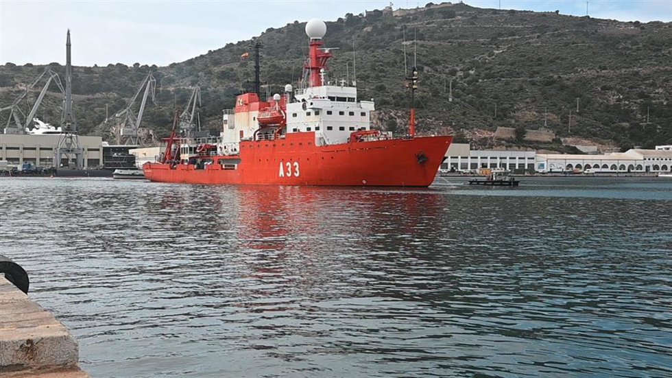 El BIO 'Hespérides' finaliza su XXX Campaña Antártica y regresa a Cartagena