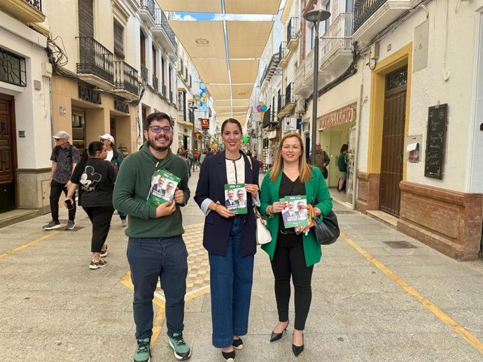 La candidata de Vox por Málaga a las elecciones andaluzas, Purificación Fernández, en Ronda