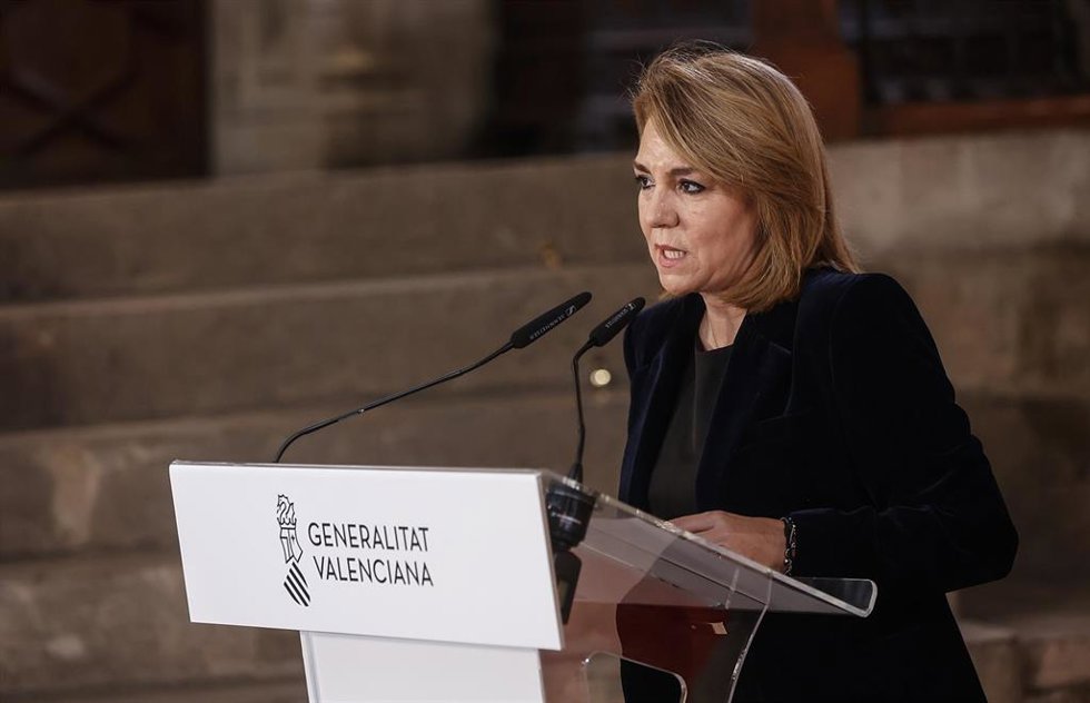 Archivo - La vicepresidenta primera de la Generalitat Valenciana y consellera de Vivienda, Empleo, Juventud e Igualdad, la 'popular' Susana Camarero