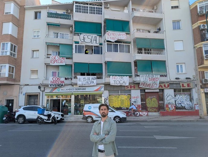 El candidato de Adelante Andalucía por la provincia de Málaga en las próximas elecciones autonómicas de 2026, Luis Rodrigo.