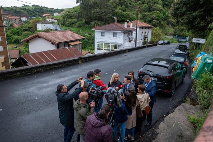 La rehabilitación de la N-634 en Ontón con firmes sostenibles concluirá este mes