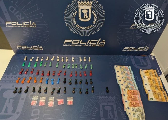 Material incautado por la Policía