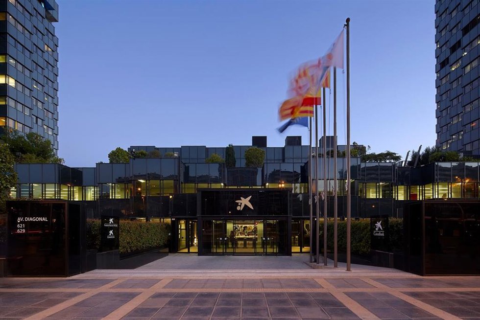 Edificio de CaixaBank de Barcelona