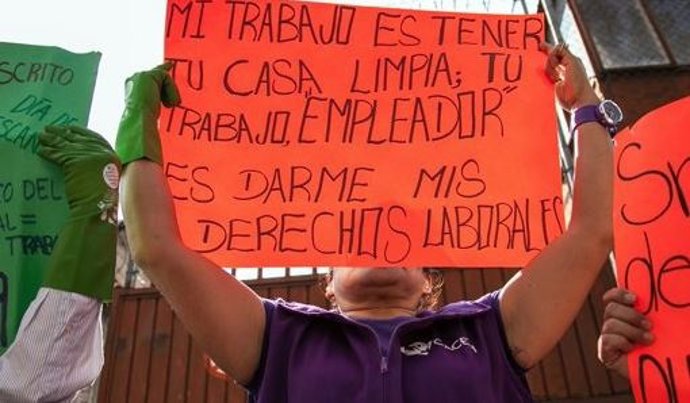 Archivo - Trabajadoras hogar mexico