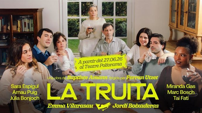 Cartel de la obra 'La truita' en el Teatre Poliorama de Barcelona