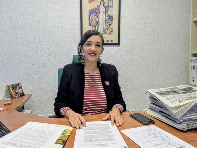 Archivo - La portavoz adjunta del grupo Con Málaga, Toni Morillas, en una imagen de archivo.  
