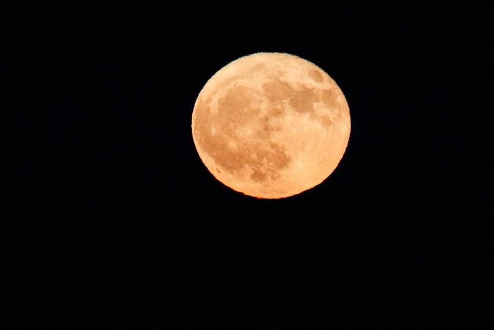 Archivo - La “Superluna del Ciervo” es un fenómeno astronómico que ocurre cuando la luna llena de julio coincide con el perigeo, el punto en la órbita de la Luna en el que está más cerca de la Tierra, a 21 de julio de 2024 en Sevilla (Andalucía, España).
