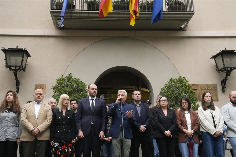 Concentración en Esplugues (Barcelona)