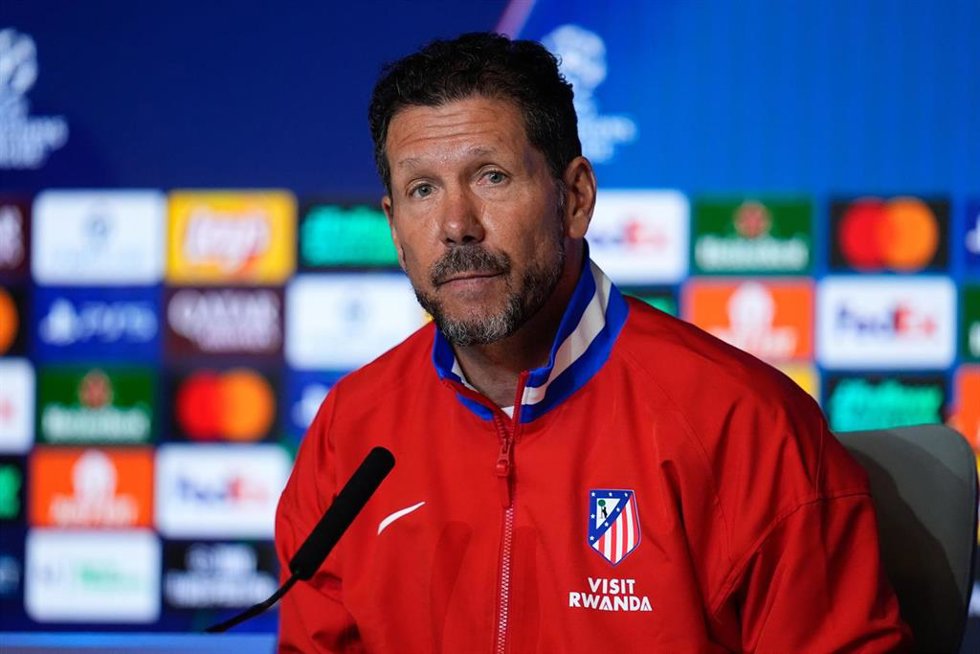 Diego Pablo Simeone, entrenador del Atlético de Madrid