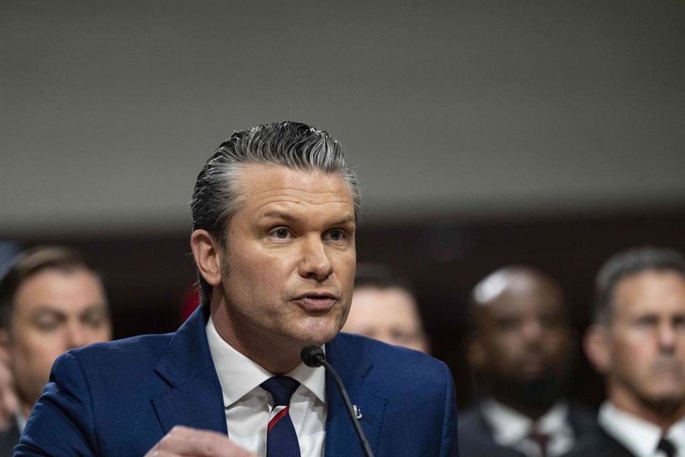 El secretario de Defensa de EEUU, Pete Hegseth