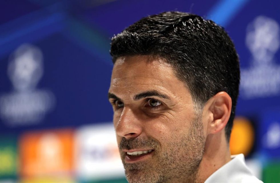 El entrenador del Arsenal, Mikel Arteta