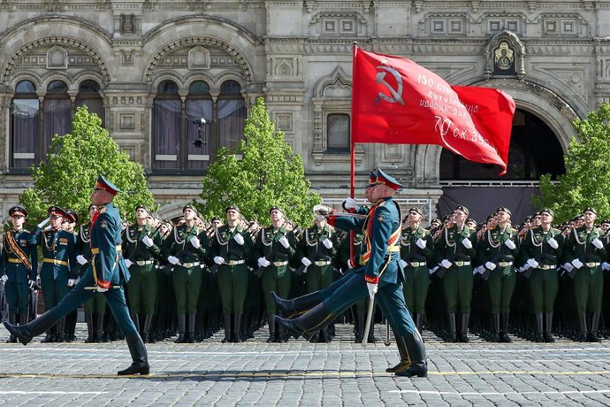 Archivo - Desfile del Día de la Victoria en Moscú (archivo)