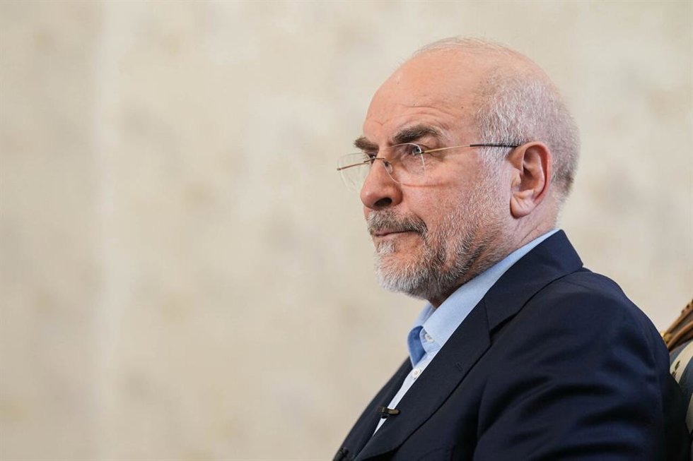 Archivo - El presidente del Parlamento de Irán, Mohamed Baqer Qalibaf, en una fotografía de archivo