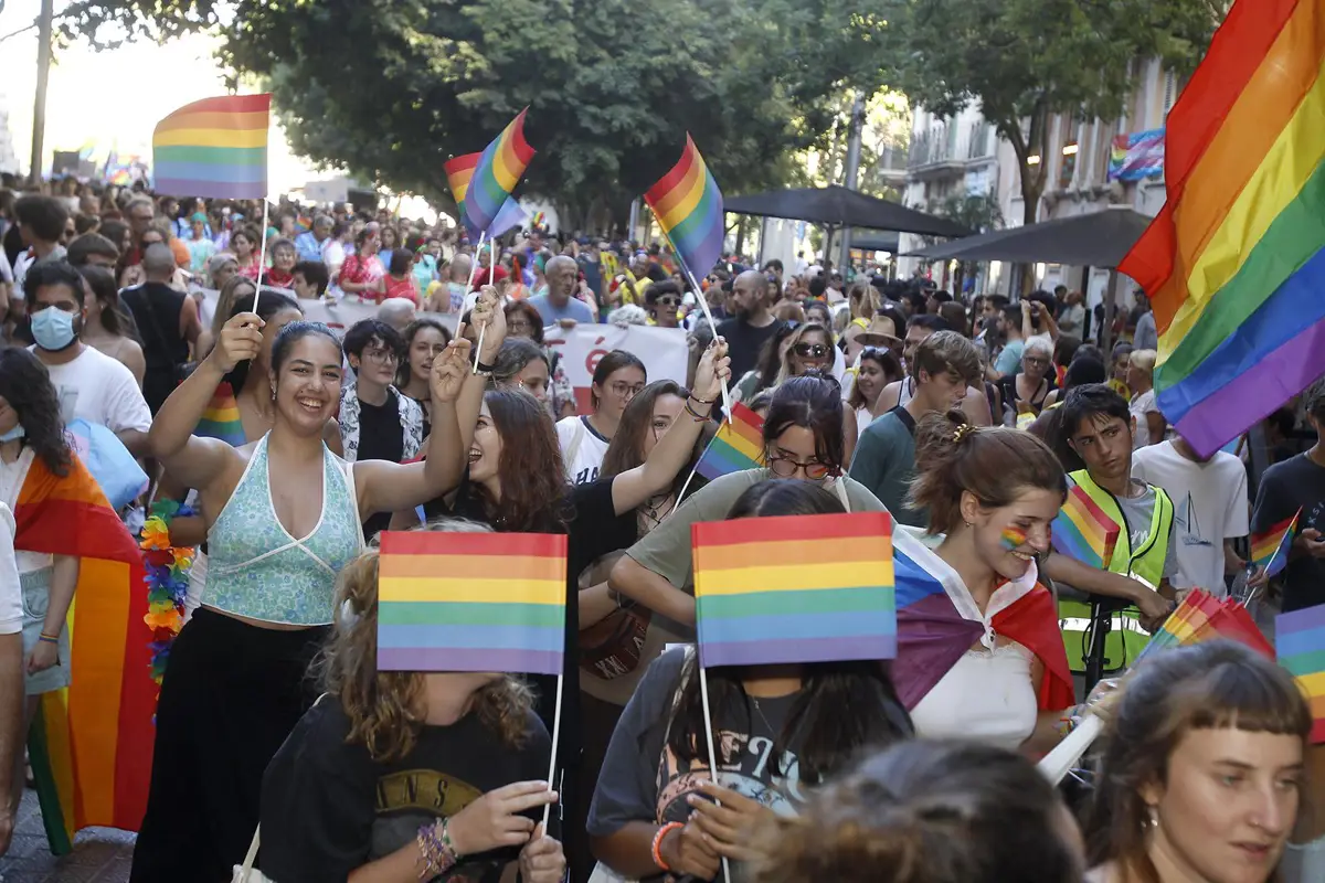 Manifestación por el Orgullo LGTBI en Palma. - Isaac Buj