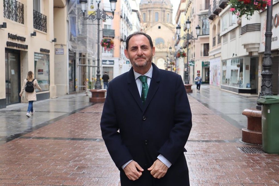 El candidato de Vox a senador por designación autonómica de Aragón, Javier Alonso.