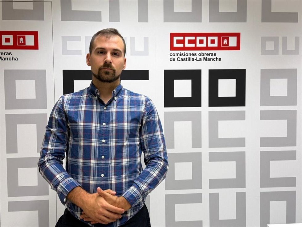 El secretario de Empleo, Formación y Migraciones de CCOO CLM, Juan Carlos del Puerto.