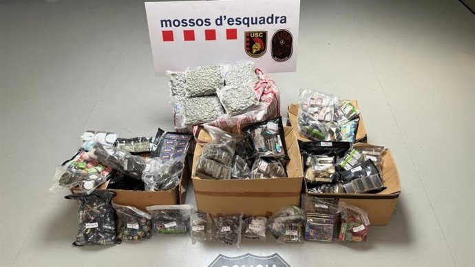 Droga localitzada a l'interior del pis turístic de Barcelona