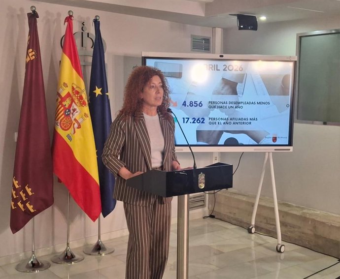 La directora general del Servicio Regional de Empleo y Formación (SEF), Pilar Valero