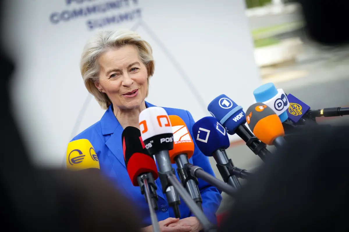 Ursula von der Leyen en Ereván (Armenia)