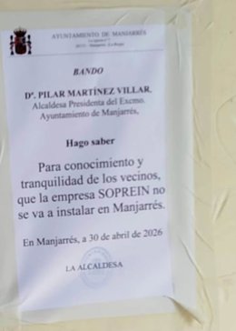 Bando del Ayuntamiento