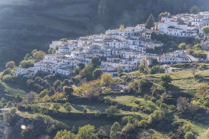 Vista de una localidad de la Alpujarra granadina.