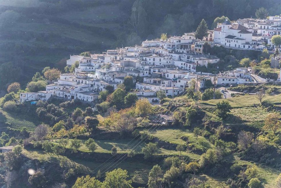 Vista de una localidad de la Alpujarra granadina.