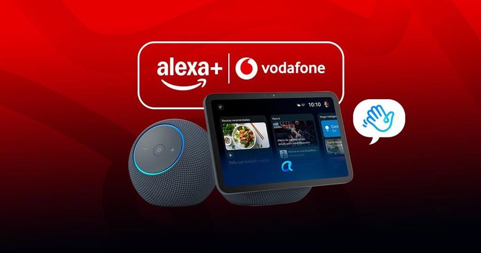 Vodafone ofrecerá en exclusiva los nuevos dispositivos Echo con Alexa+ en España.