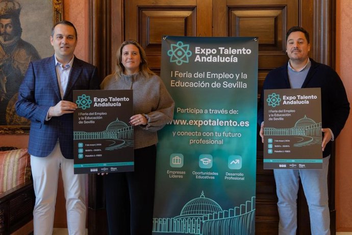 Archivo - Presentación de ExpoTalento, la feria de empleo que acogerá Fibes el próximo 7 de mayo.