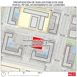 Plano de una de las parcelas citadas