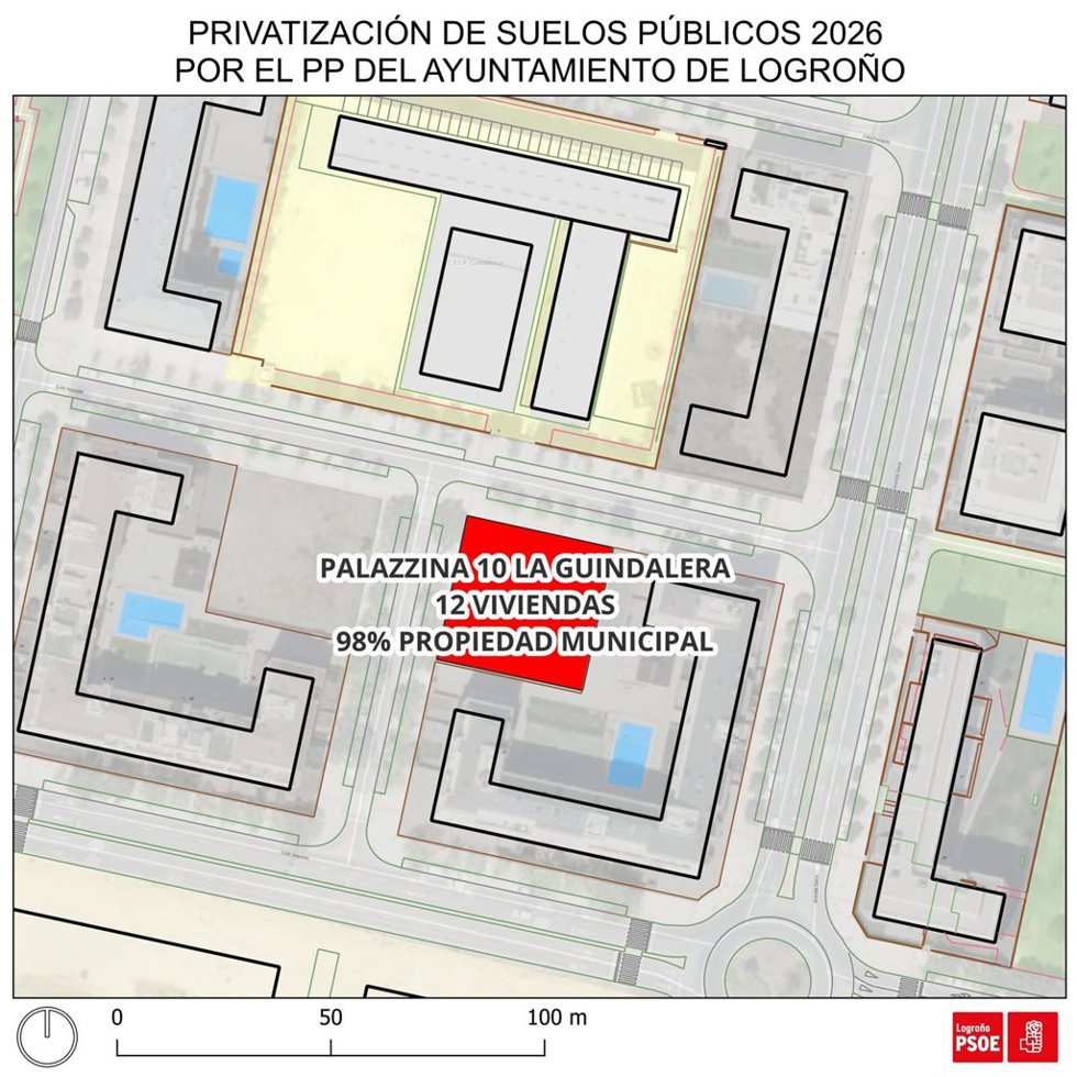 Plano de una de las parcelas citadas