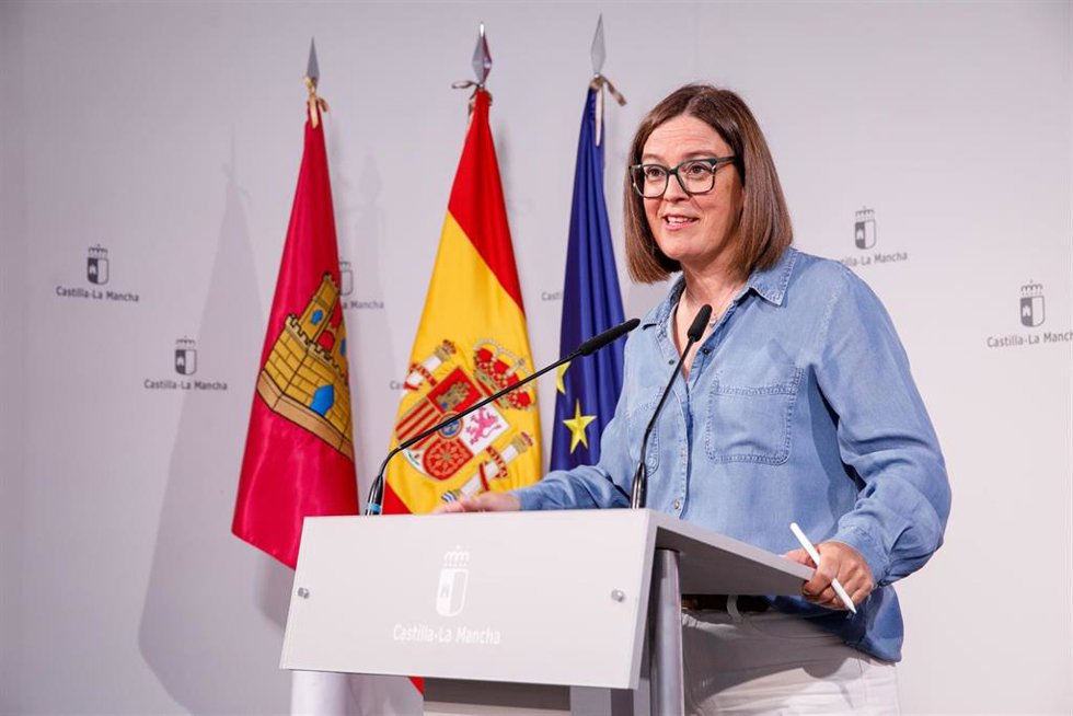 La consejera Portavoz, Esther Padilla.