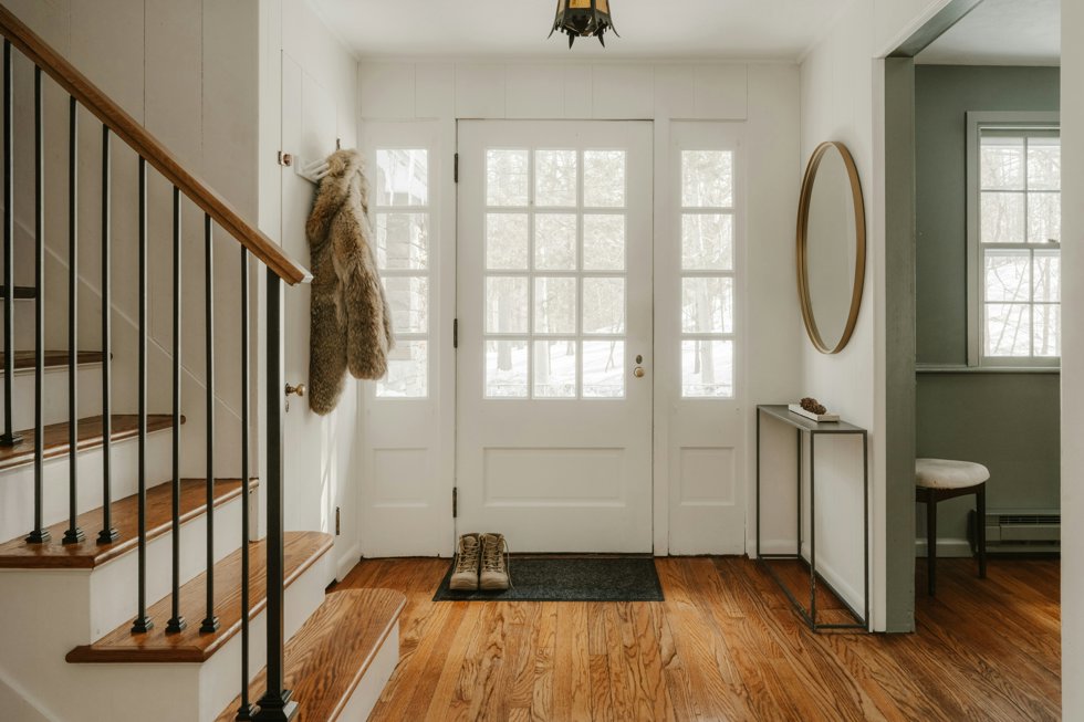 La entrada de una casa