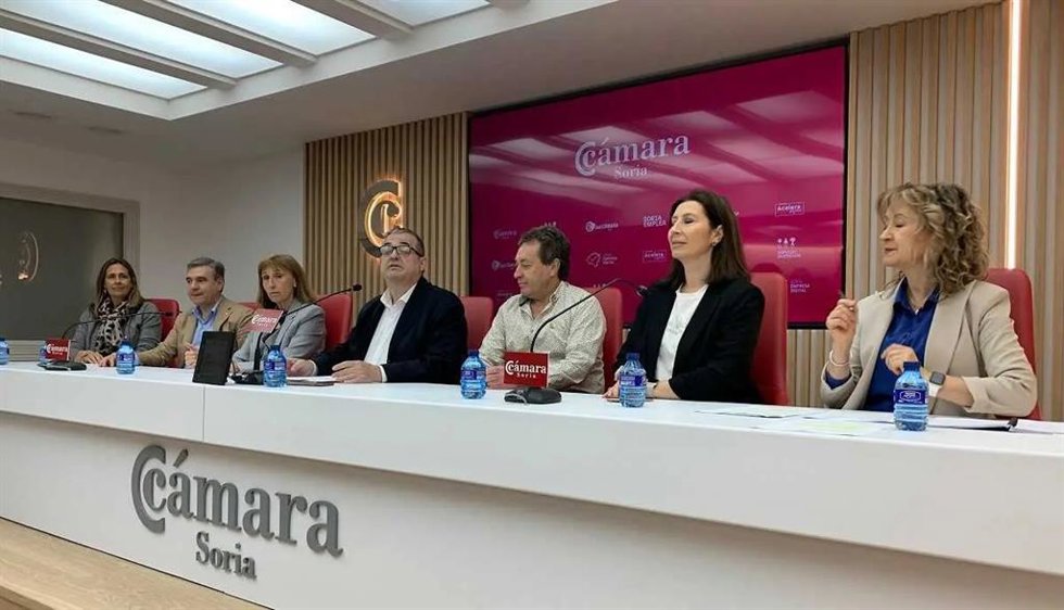 El Presidente De La Cámara De Comercio De Soria, Alberto Santamaría.