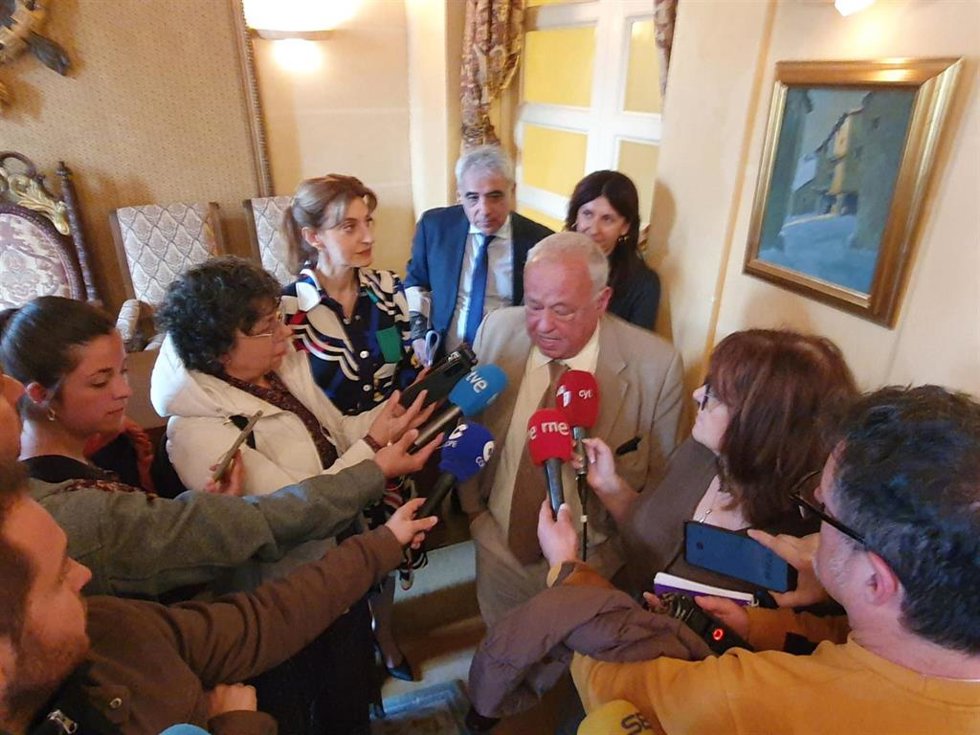 El consejero en funciones de Cultura, Turismo y Deporte de la Junta de Castilla y León, Gonzalo Santonja
