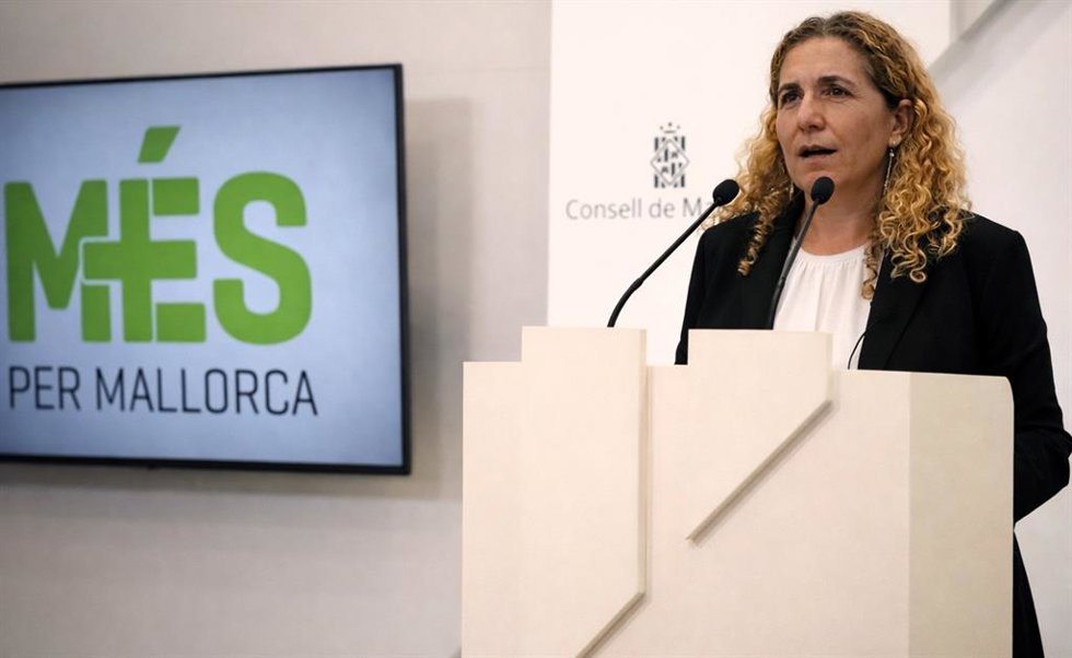 Archivo - La portavoz de MÉS en el Consell de Mallorca, Catalina Inés Perelló.