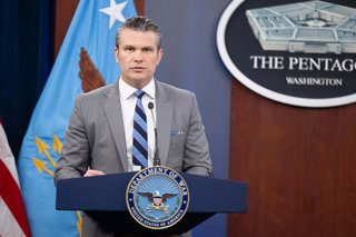 El secretario de Defensa de Estados Unidos, Pete Hegseth